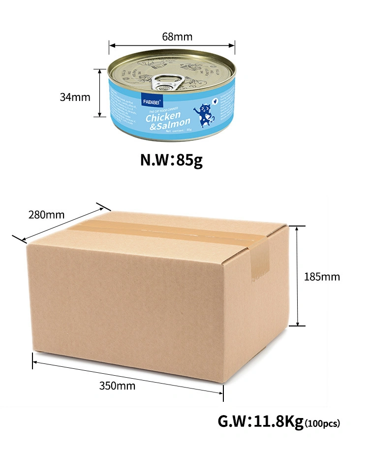 Wholesale Pet Supplies Products Cat Wet Canned Staple Food Tuna Snacks