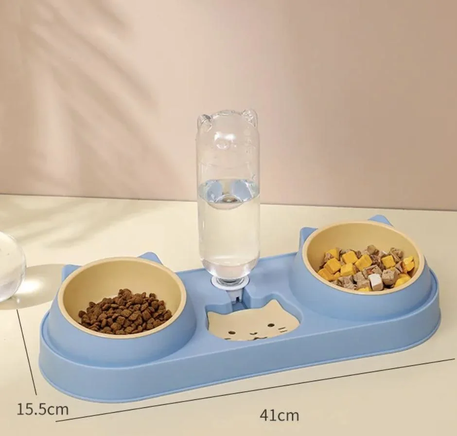 Pet Water Dispenser Filtered Drinking Bottle Treat Bowl Cat Pet Product