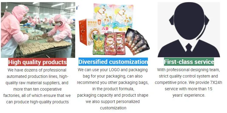 Customized OEM Brand Pet Food Snacks Dog Product Pet Food Dog Snack