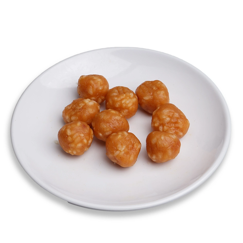 Natural Dry Chicken Poppers Chicken Rice Ball Pet Snacks for Dog