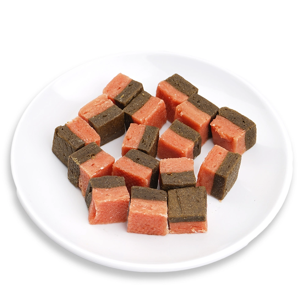 Veggie Chicken/Beef Duck Fish Rabbit Meat Cubes Pet Snacks Dog Food Dog Treats