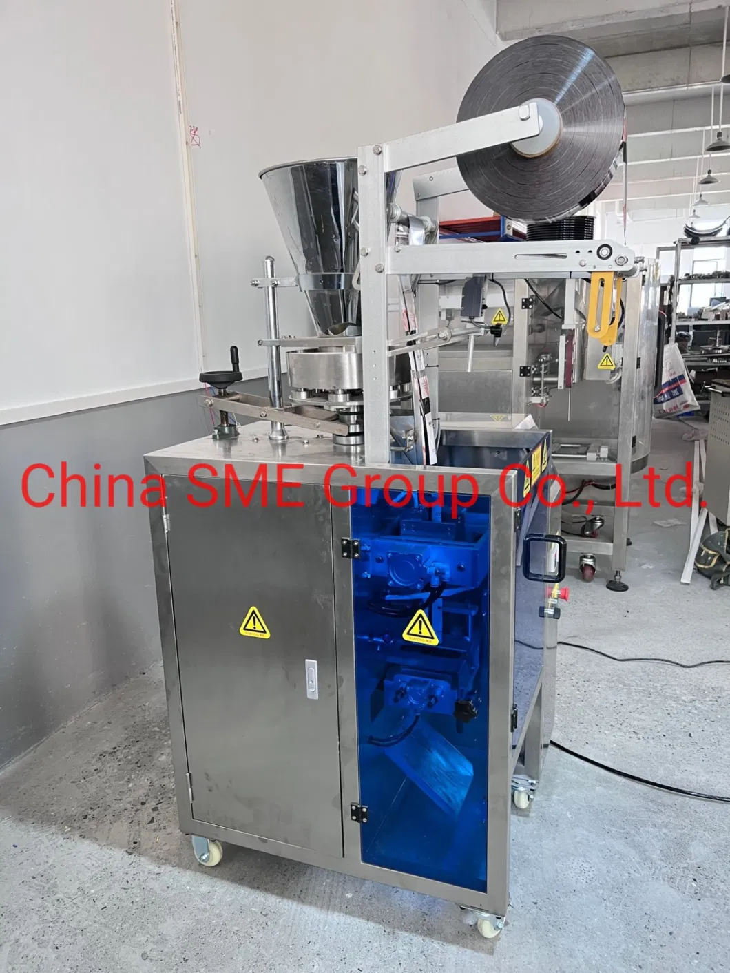 Loose Non-Adhesive Powder, Particle Materials Like Gourmet, Sugar, Soup, Wheat and Drying Agents. Pack Package Machine