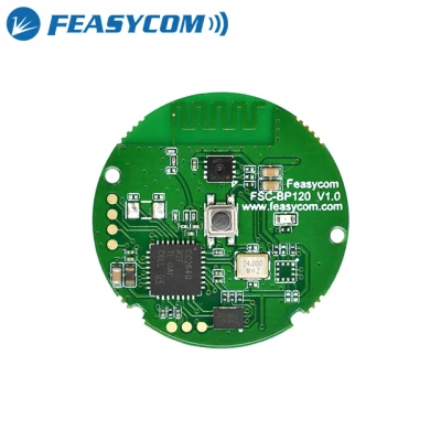 Feasycom Bluetooth 5.1 Real-Time Beacon Wall-Mounted Temperature and Humidity Sensor with Push Button and LED Status Light