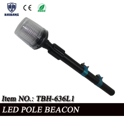  Red and Green LED Pole Flashing Beacon Tail Light for Police Motorcycle (TBH-636L1)