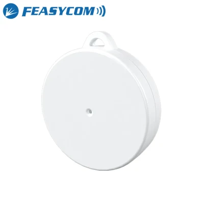 Feasycom OEM Smart Small Temperature and Humidity BLE 5.1 Beacon Bluetooth Sensor with Push Button &amp; LED Status Light