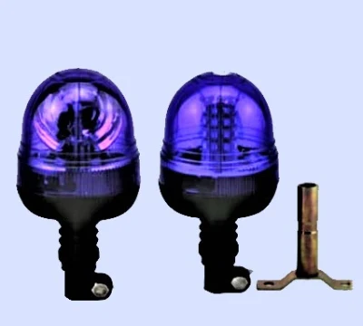 Blue Beacon LED Warning Light for Heavy Duty Rotating Beacon Flash Light