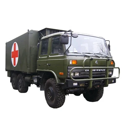  China Dongfeng 4WD 4X4 6X6 Left/Right Hand Drive Box Type Ambulance for Sale