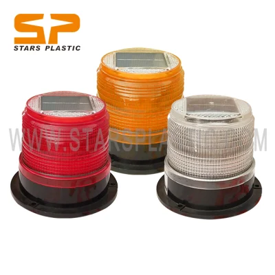  LED Rotating Flashing Solar Beacon Light with Magnet
