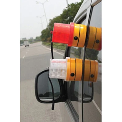 LED Warning Light with Light Senor and Magnet for Truck LED Traffic Lamp Emergency Roadside Flashing Strobe Beacon Lights Portable Traffic Light