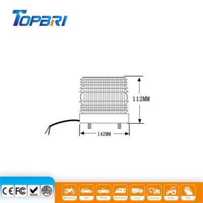 12V Strobe 3528 LED Rotation Beacon Forklift Light with Emergency Warning