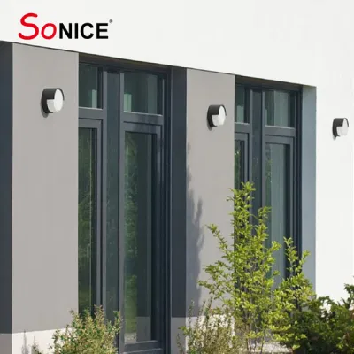 W365RF5w Die Casting Aluminium Surface Mounted Round Outdoor LED Wall Lights for Household Hotel Garden Villa Building Corridor