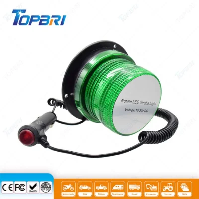 Amber Red Green Strobe Rotated Beacon 12V 18W LED Forklift Warning Safety Light