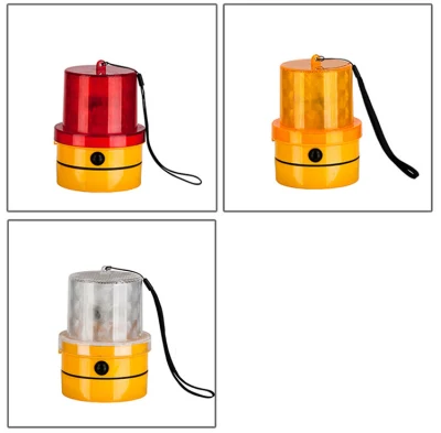 LED Warning Light with Light Senor and Magnet for Truck LED Traffic Lamp Emergency Roadside Flashing Strobe Beacon Lights Portable Traffic Light