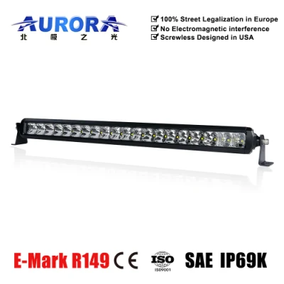  E-MARK Aurora 12 Volt 20&quot; Single Row LED Car Light Bars for Offroad