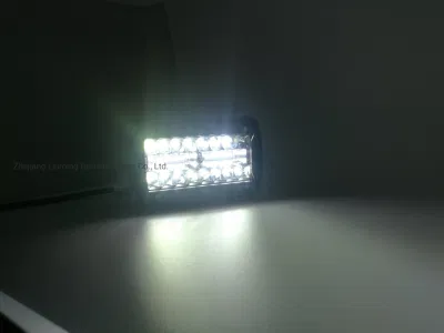 Spot Flood Combo LED Flashing Light Bar White Amber