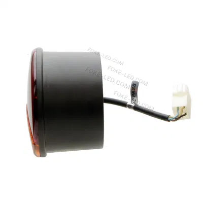 5 Inch E-MARK Amber Light Beacon with Flood Spot for High Power Driving LED Light