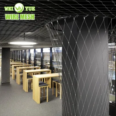  316 Stainless Steel Wire Diamond Shape Rope Mesh for Protection