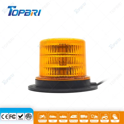  24V Red Rotating LED Beacon for Tractor Trailer Lights