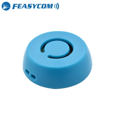  Feasycom Bluetooth 5.1 Real-Time Beacon Wall-Mounted Temperature and Humidity Sensor with Push Button and LED Status Light
