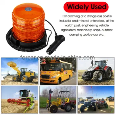  Emergency Magnetic Strobe Flashing Warning Beacon Amber LED Strobe Beacon Light for Truck Vehicle