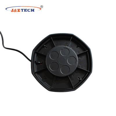 8 Sides Ambulance Truck Strobe LED Amber Rotating Flashing Blue Beacon Light