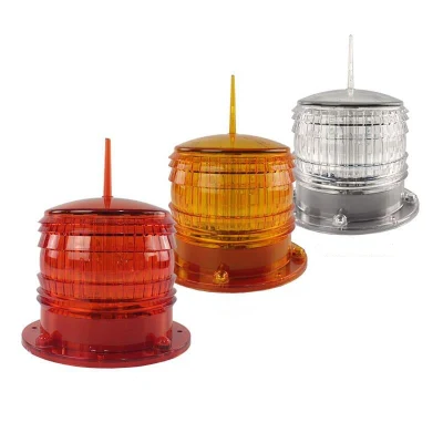  Road Safety Warning Light Solar Traffic Cone Lights Airport Runway Taxiway Helipad Beacon Warning Strobe Light