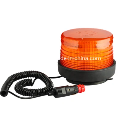 Factory Amber LED Flashing Warning Lamp DC12-48V Magnetic Rotary Strobe Emergency Beacons