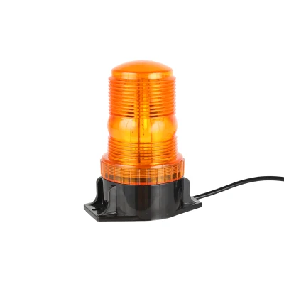 Bright 12V-24V Amber 30 LED 15W Warning Safety Flashing Beacon Lights with Magnetic for Vehicle Forklift Truck