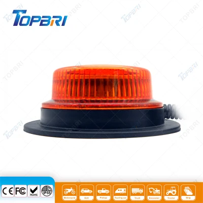  R65 Magnetic Mounting LED Warning Strobe Beacon Truck Light