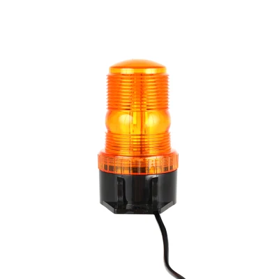 Bright 12V-24V Amber 30 LED 15W Warning Safety Flashing Beacon Lights with Magnetic for Vehicle Forklift Truck