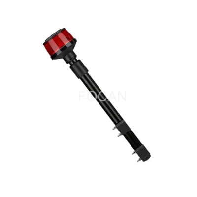  Motorcycle Pole Beacon Blue LED Pole Warning Flashing Tail Light for Motorcycle Bike