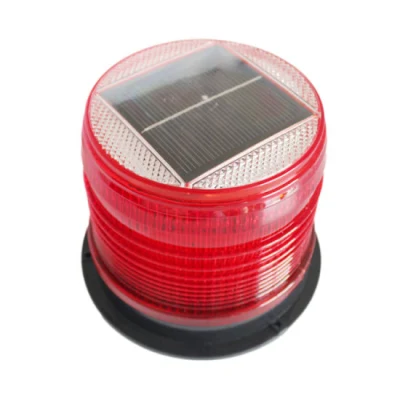 LED Amber Clear Warning Beacon Strobe Light with Magnetic Base