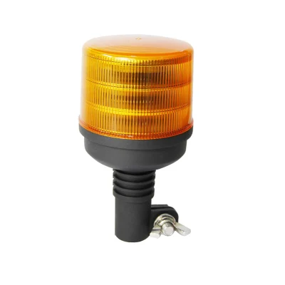  LED Beacon Warning Flashing Rotating Amber Flexible DIN Pole Tractor Light12-24V