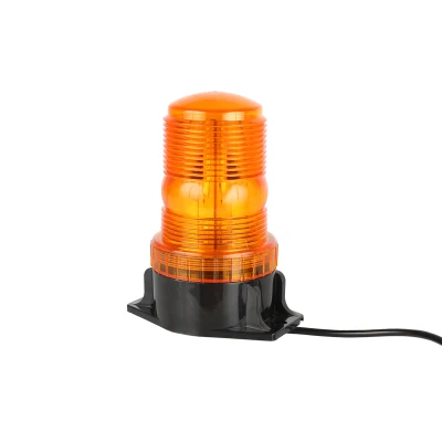  Bright 12V-24V Amber 30 LED 15W Warning Safety Flashing Beacon Lights with Magnetic for Vehicle Forklift Truck