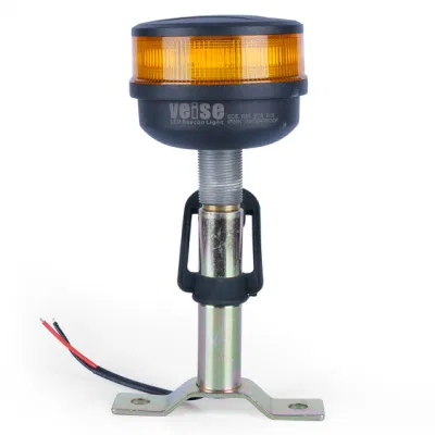  Emergency Vehicle 12-24V Amber Strobe Rotating Beacon LED Warning Light