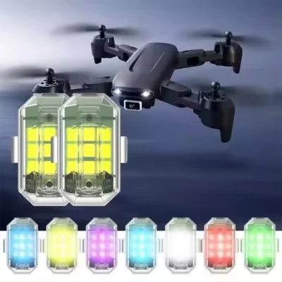 M3 Drone Strobe Light Wireless Remote Control Flash LED Light for for Faa Drone Night Flying Car Tent Bicycle Drone Anti-Collisi