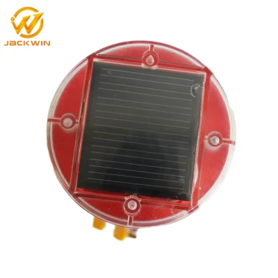  Super Bright 360 Degree Visibility Red Solar Beacon Warning Light