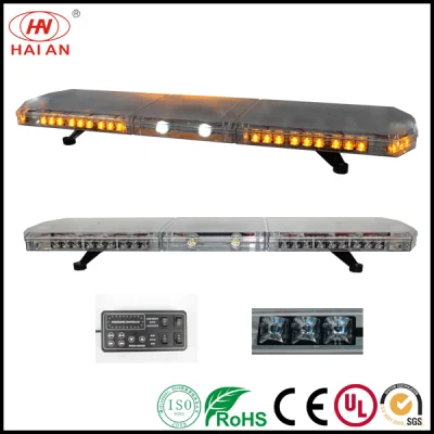 Newest Lightbar for Safety Vehicles Amber Dome Take Down Light Safety Vehicles LED Lightbar Ambulance/Fire Engine/ Use The Police Car to Open up The Road