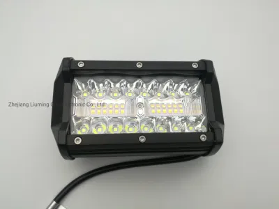 Spot Flood Combo LED Flashing Light Bar White Amber