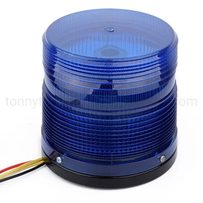  12V 24V Traffic Vehicle Revolving Yellow Flashing Emergency Warning LED Rotating Beacon Light