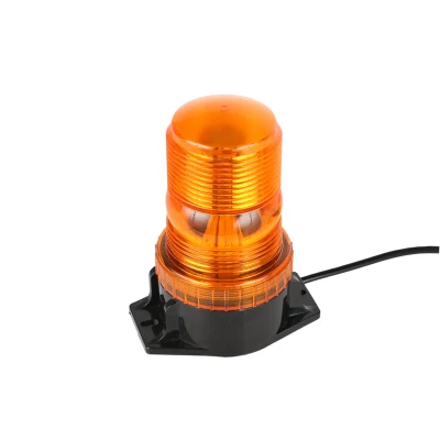 Bright 12V-24V Amber 30 LED 15W Warning Safety Flashing Beacon Lights with Magnetic for Vehicle Forklift Truck