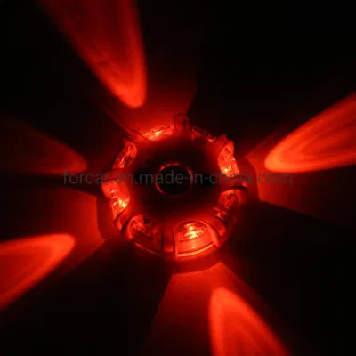 LED Emergency Roadside Safety Flares Strobe Traffic Light Road Warning Beacon with 5 White SMD LED