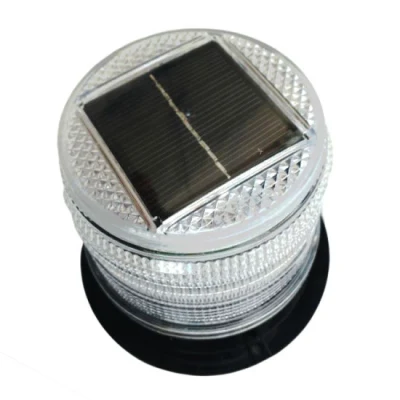 LED Amber Clear Warning Beacon Strobe Light with Magnetic Base