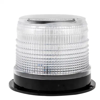 LED Amber Clear Warning Beacon Strobe Light with Magnetic Base