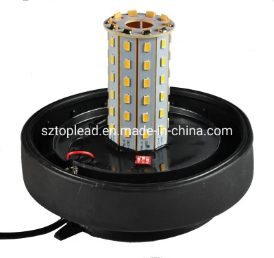 Factory Amber LED Flashing Warning Lamp DC12-48V Magnetic Rotary Strobe Emergency Beacons