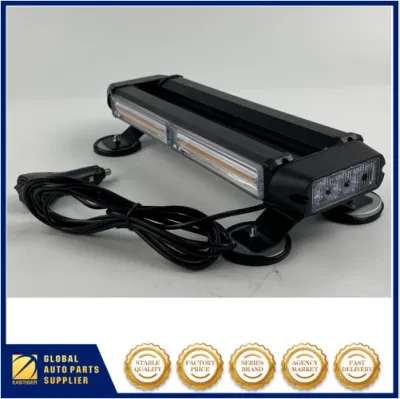 Yellow White 30 LED Strobe Light Bar Rooftop Double Side Emergency Warning