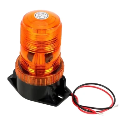  Mini Beacon LED Flashing Warning Light Amber Red Beacon Light