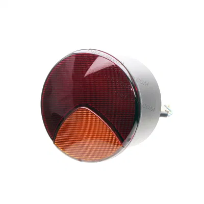 5 Inch E-MARK Amber Light Beacon with Flood Spot for High Power Driving LED Light