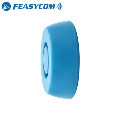 Feasycom Bluetooth 5.1 Real-Time Beacon Wall-Mounted Temperature and Humidity Sensor with Push Button and LED Status Light