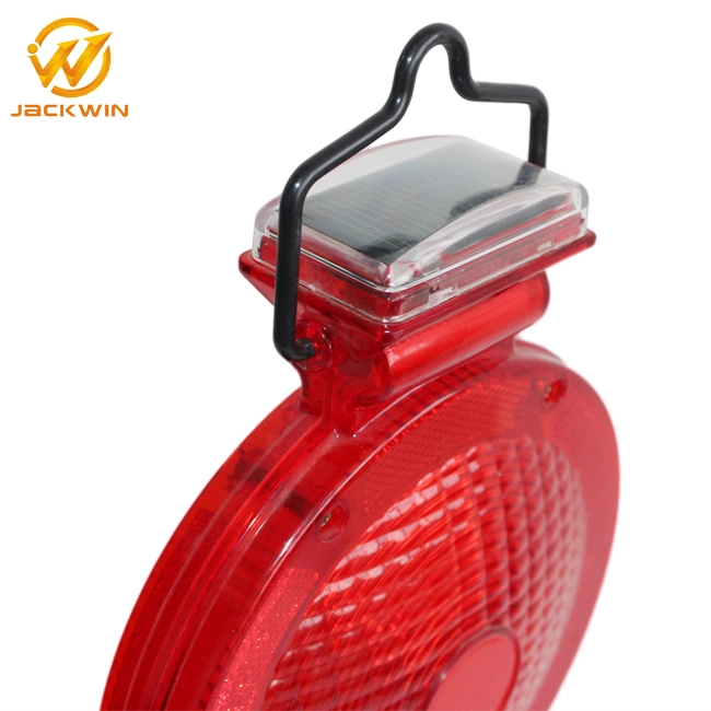 LED Strobe Beacon Traffic Cone Top Solar Warning Light for Road Safety